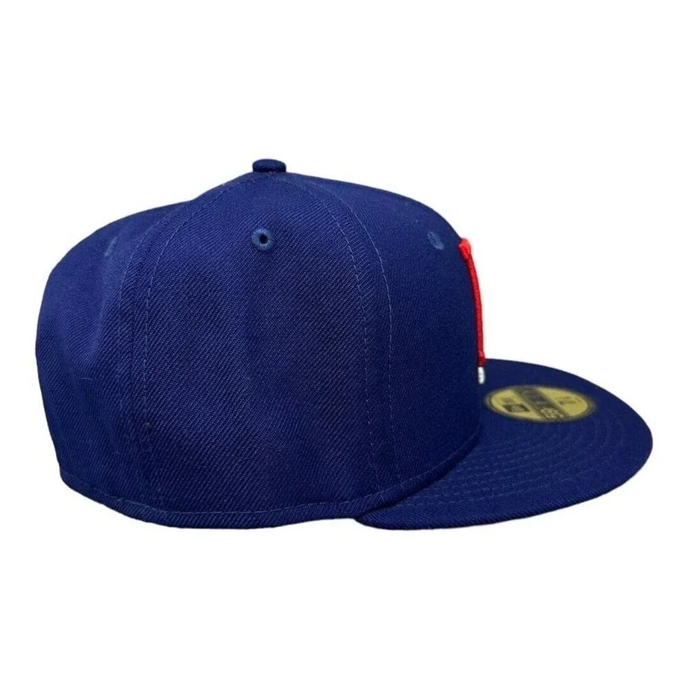 New Era Dominican Republic World Baseball Classic 59FIFTY Fitted Hat Blue 7 1/8